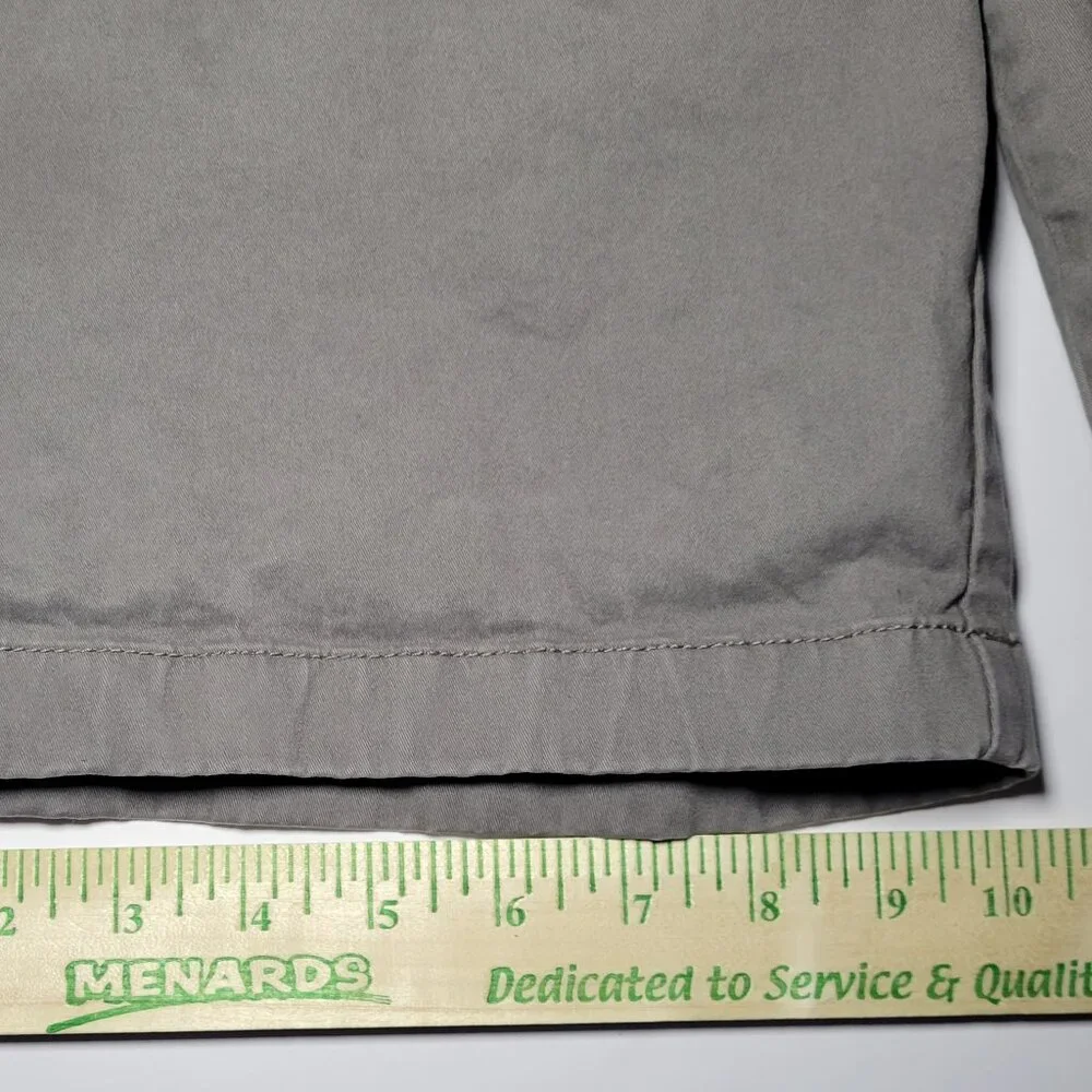 Tommy Hilfiger Mens Gray Chino Style 5 Pocket Shorts Size 34
